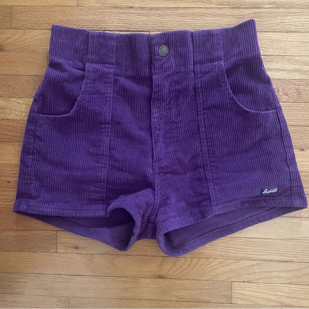 Hammies Corduroy High Waisted Shorts